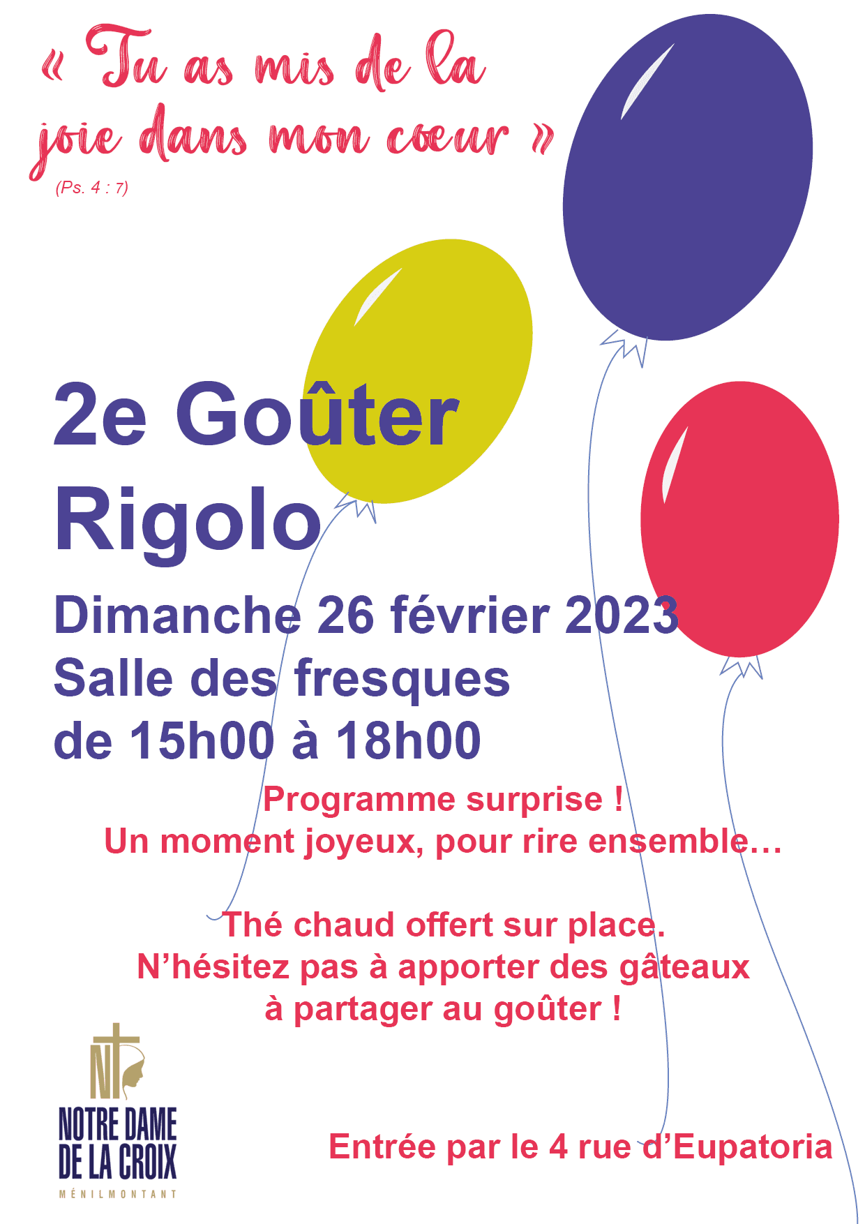 2e Goûter Rigolo Image floue de l'événement