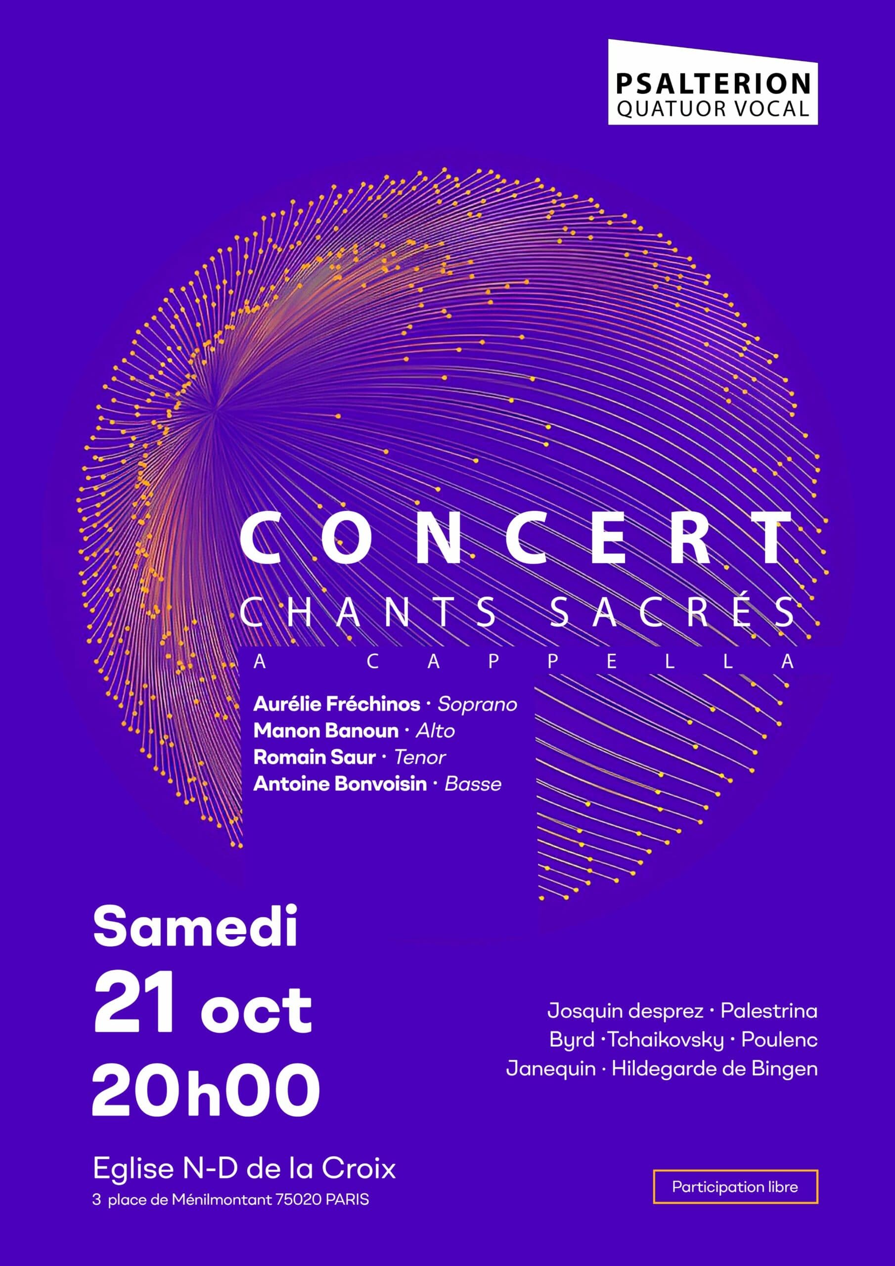 CONCERT de CHANTS SACRÉS Image floue de l'événement