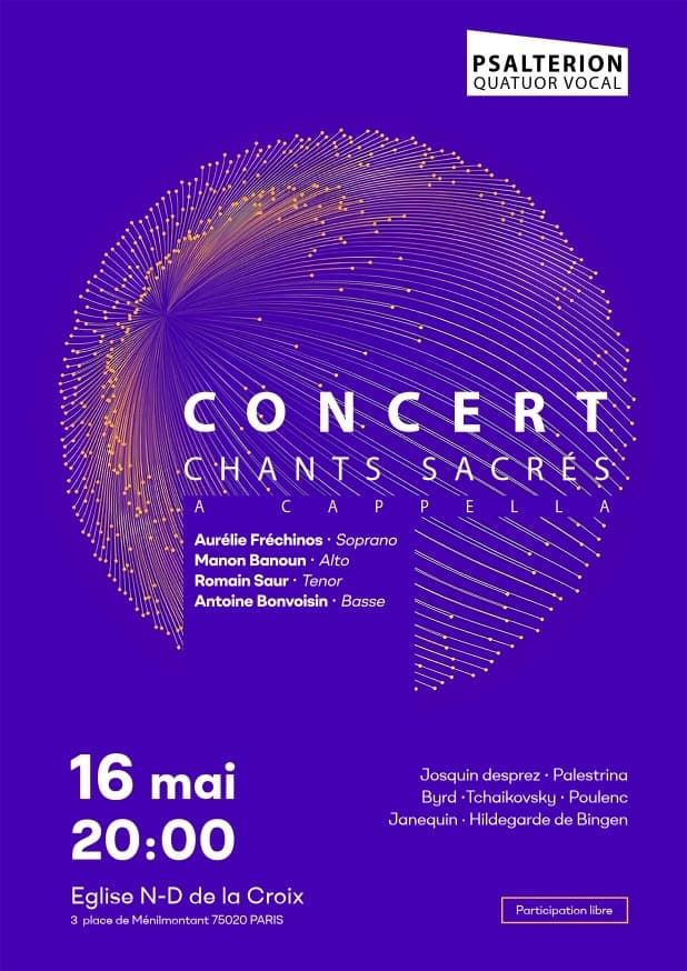 Concert « Chants Sacrés » Image floue de l'événement