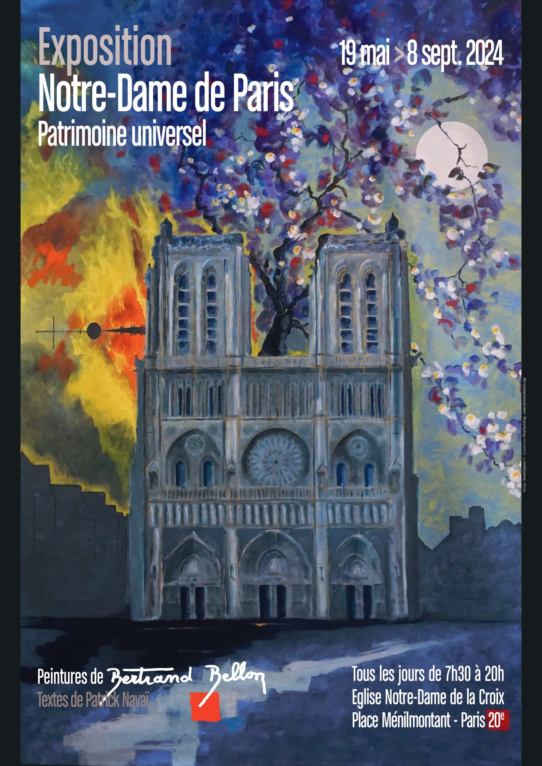 Exposition « Notre-Dame de Paris, de la Croix à l’Espérance » Image floue de l'événement