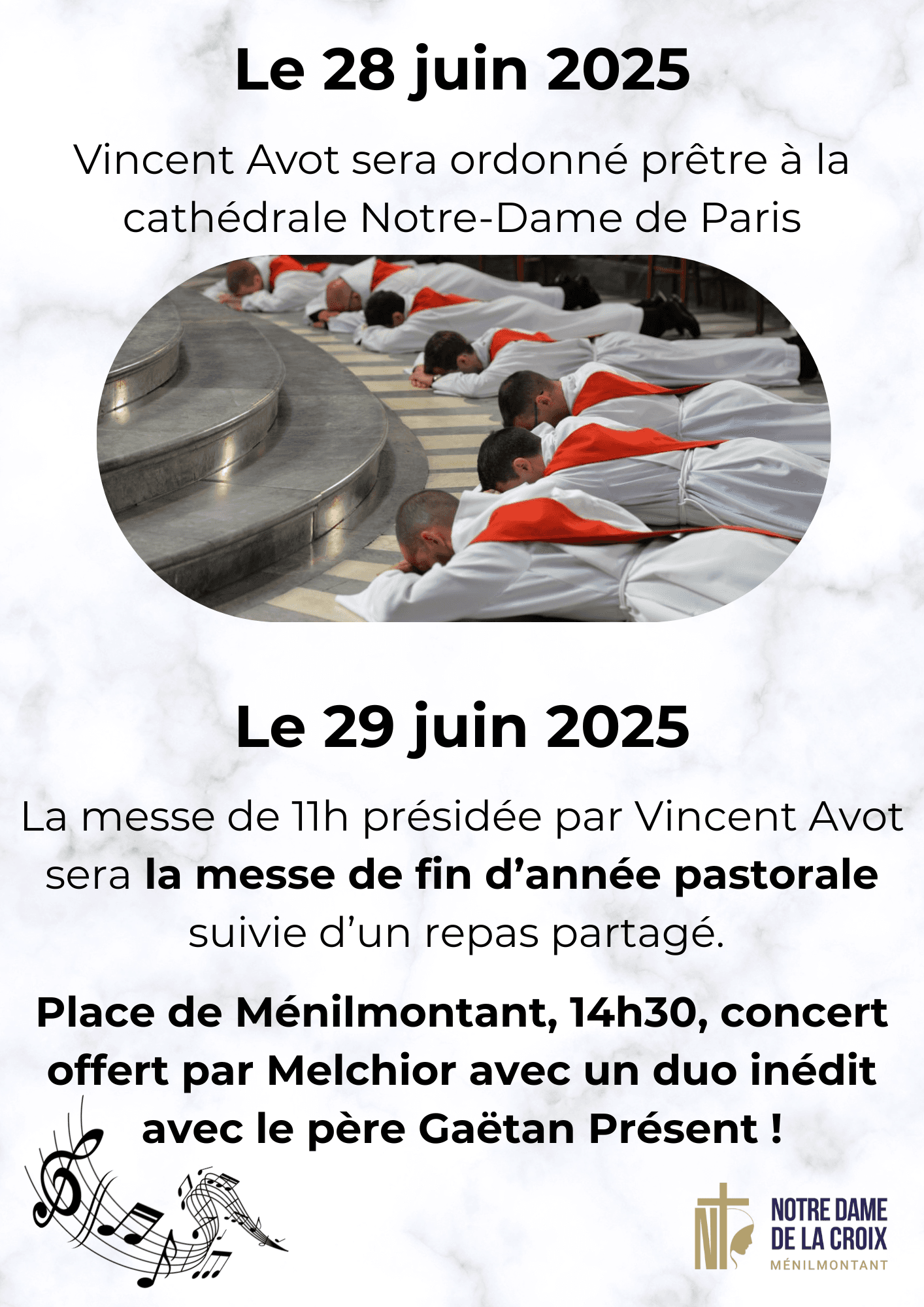 Messe de fin d’année scolaire Image floue de l'événement